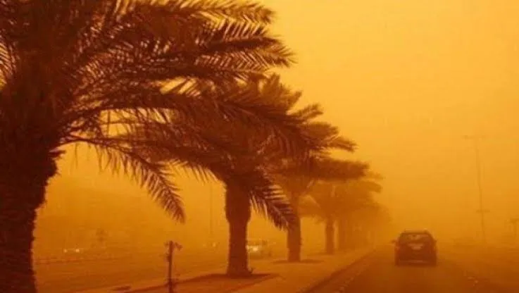 رياح قوية وزوابع رملية على هذه الولايات