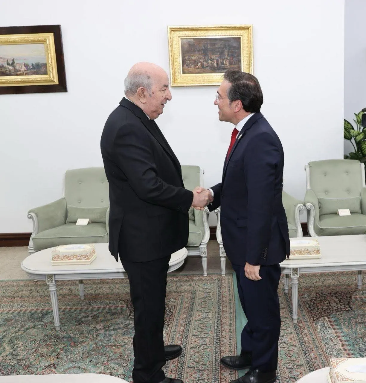 إعادة تفعيل معاهدة الصداقة وحسن الجوار والتعاون التي تربط الجزائر وإسبانيا