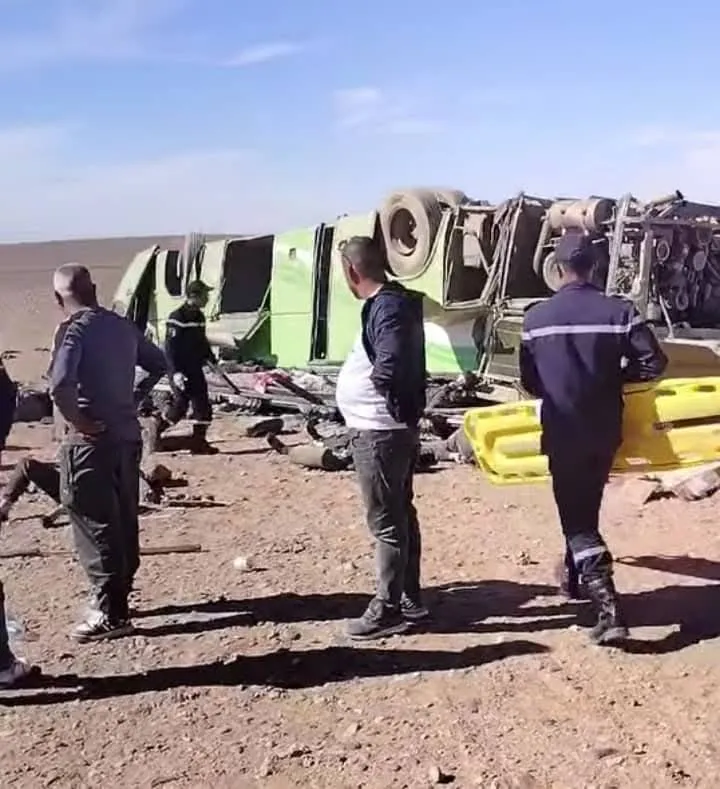 وفاة 9 أشخاص في حادث مرور ببني عباس