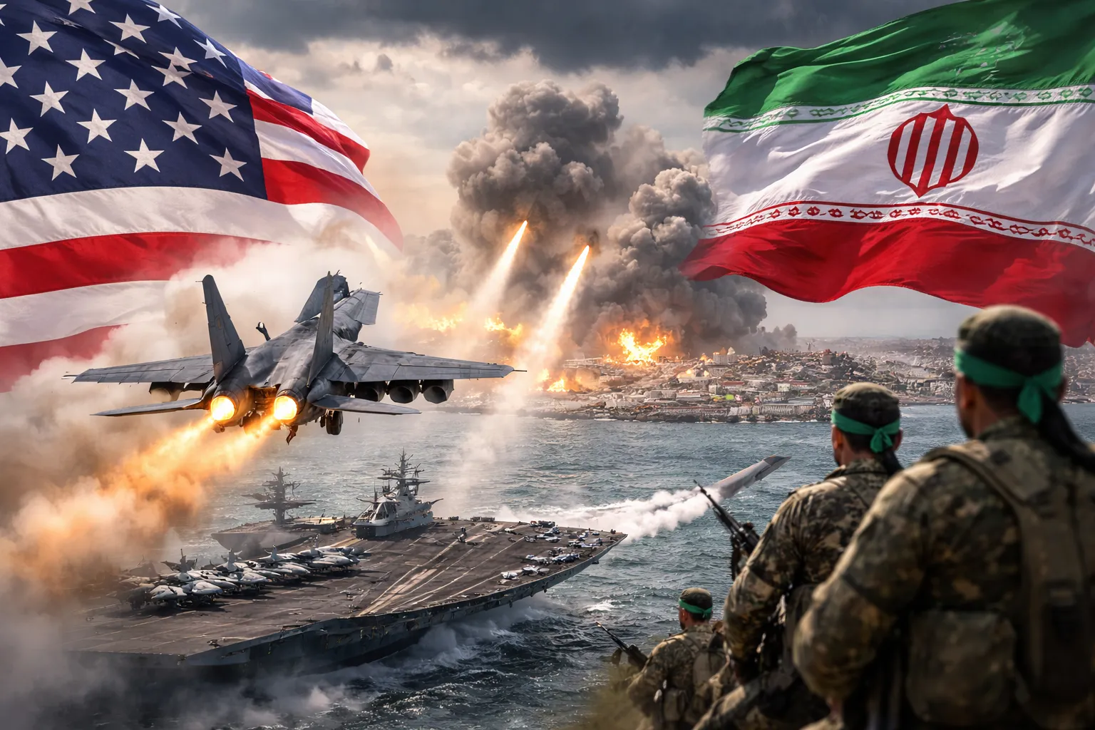 طبول الحرب تُقرع…ترقب عالمي لضربة أمريكية محتملة ضد إيران