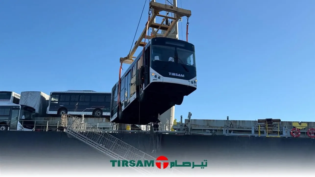 تيرصام تستلم أول دفعة من الحافلات الجديدة