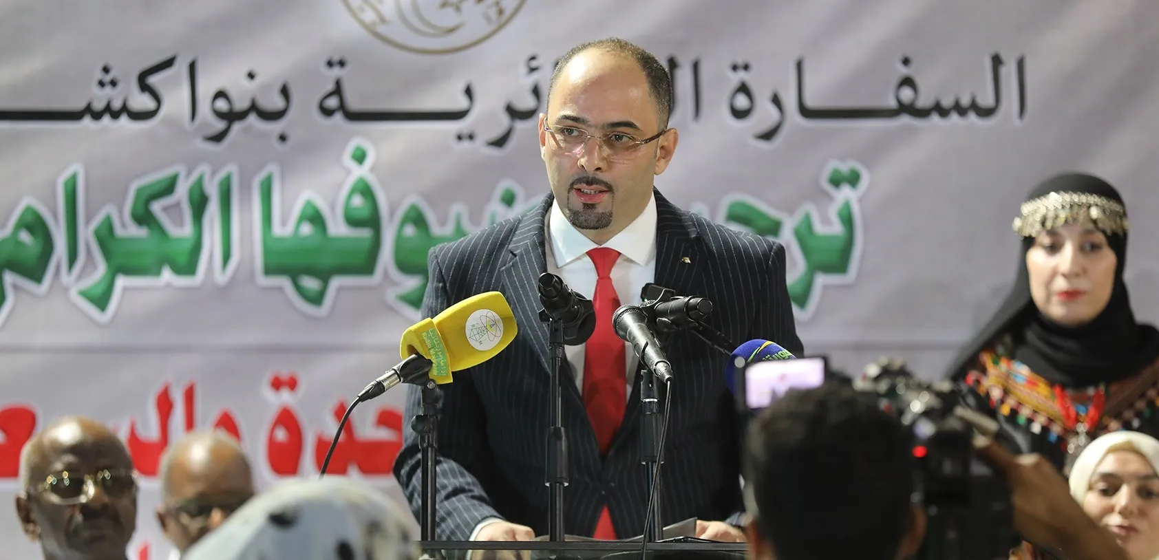 بالصور..ثورة نوفمبر تضيء ليل موريتانيا..وخطاب السفير  يصنع الحدث