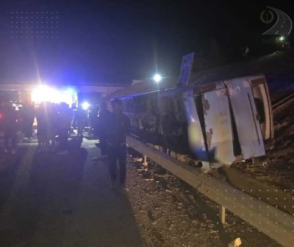 وفاة 6 أشخاص في حادث انحراف حافلة لنقل المسافرين على مستوى بلدية أحنيف