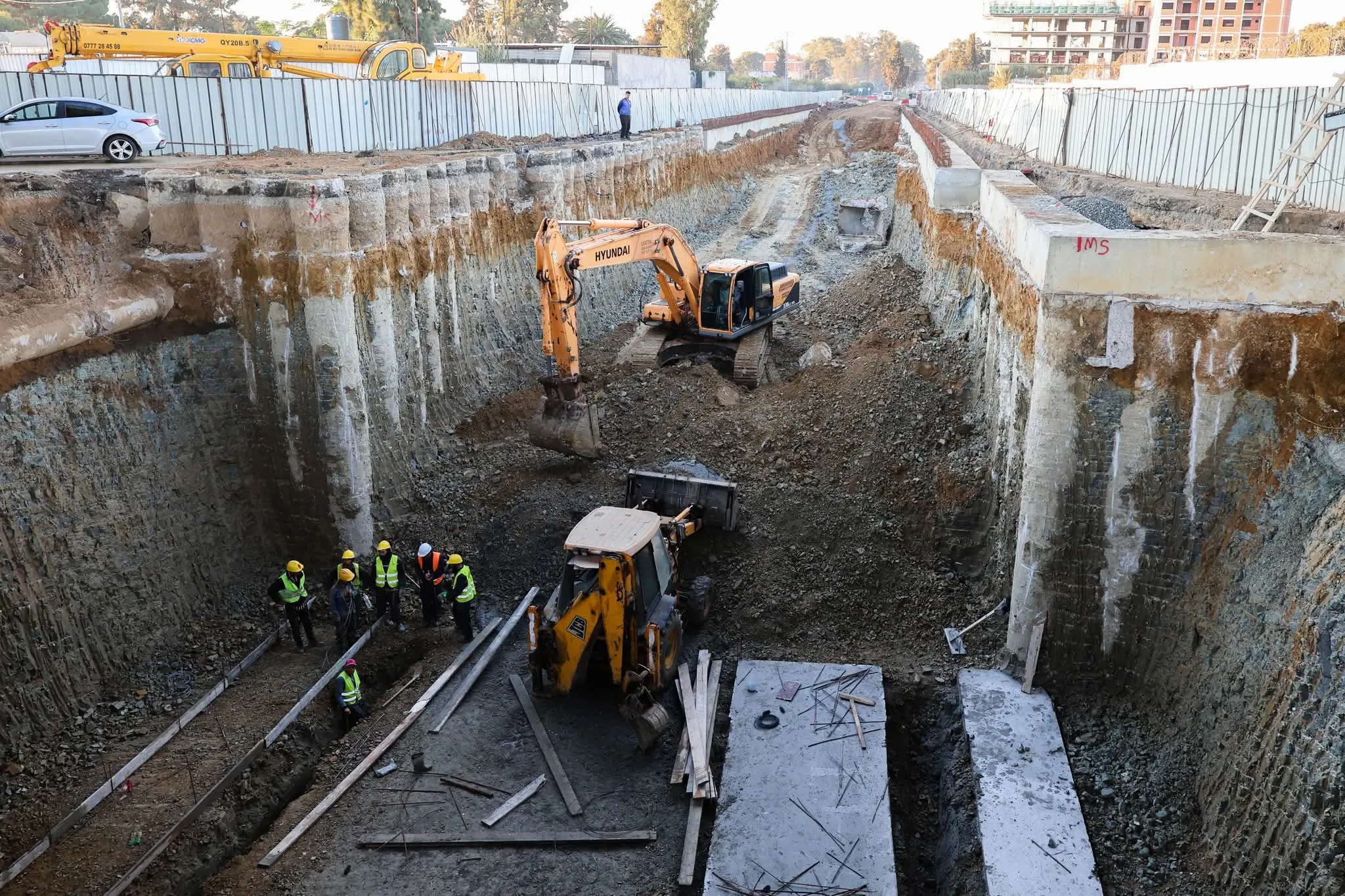 رابحي في زيارة تفقدية لمشاريع المخطط الأصفر بالعاصمة