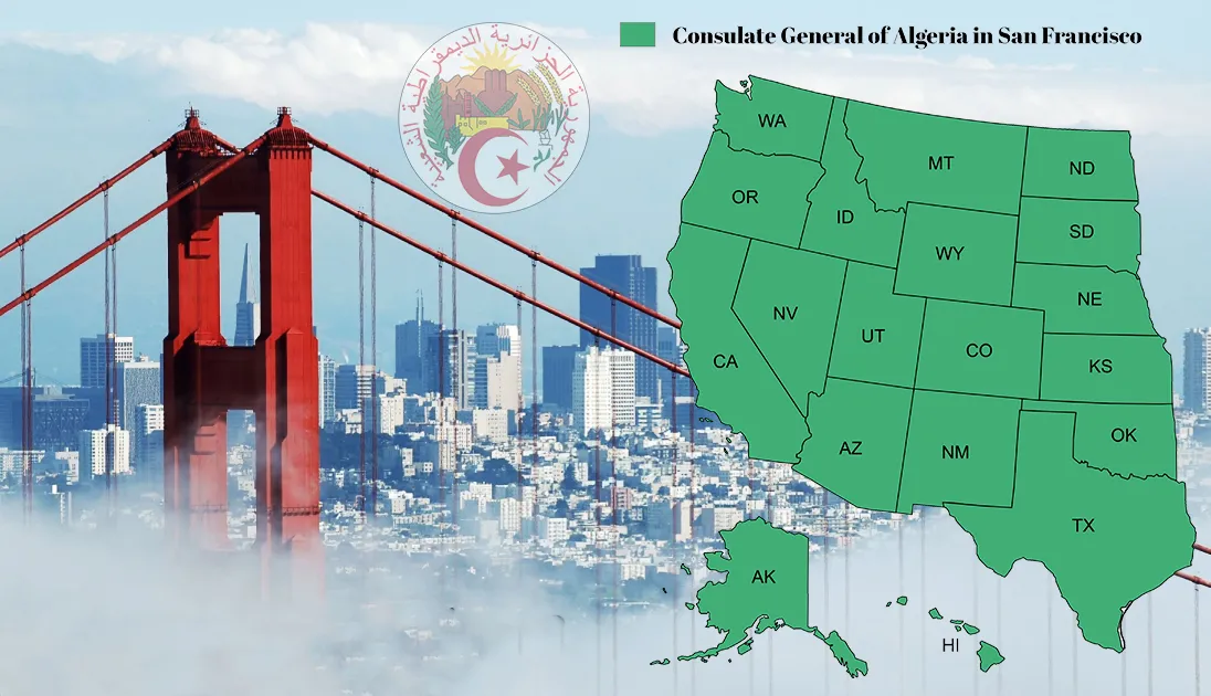 افتتاح القنصلية العامة للجزائر في سان فرانسيسكو الشهر القادم