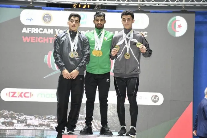 المنتخب الوطني يرفع رصيده إلى 56 ميدالية في بطولة رفع الأثقال