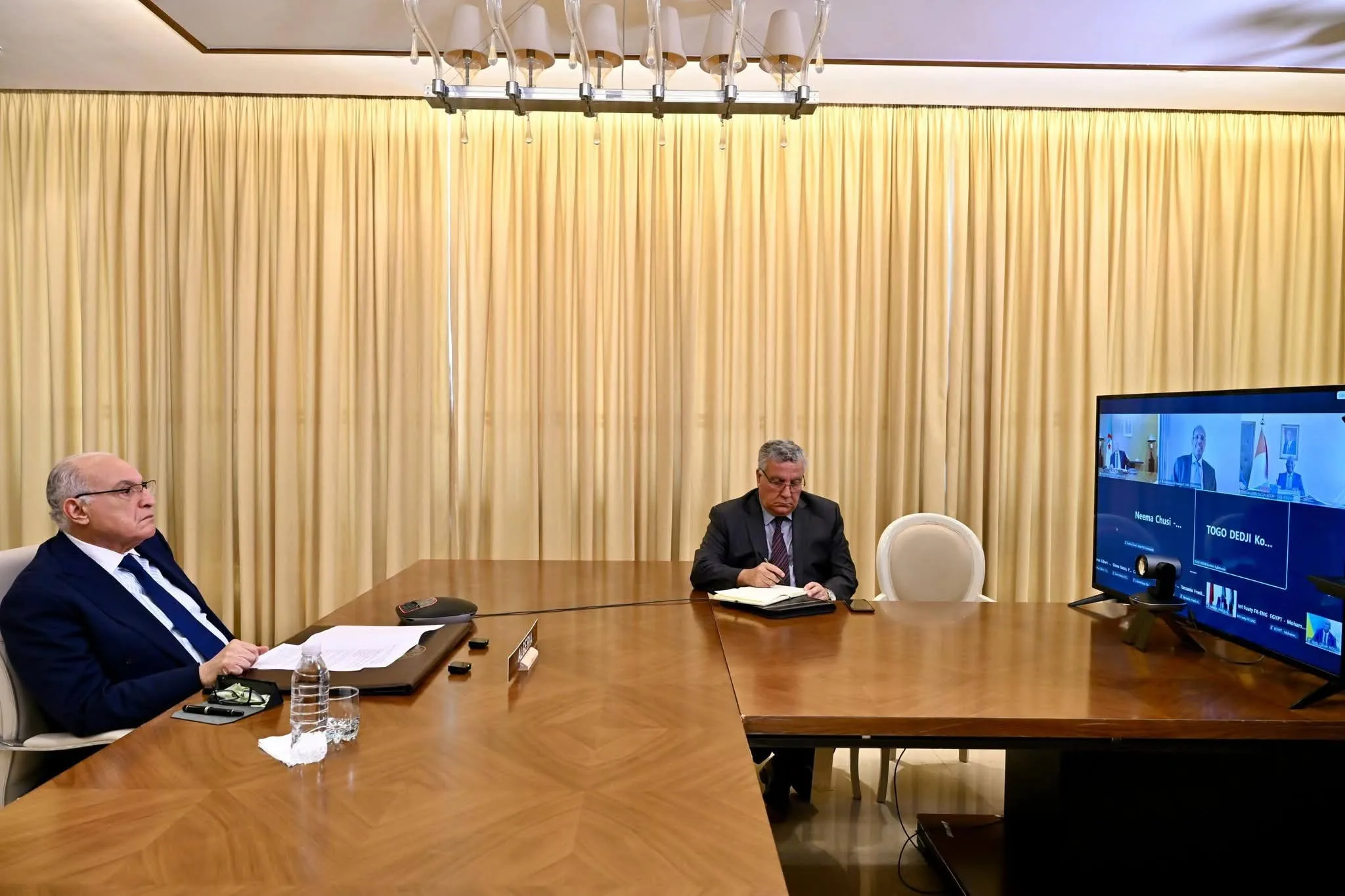 عطاف يشارك  في اجتماع وزاري لمجلس السلم والأمن التابع للاتحاد الإفريقي