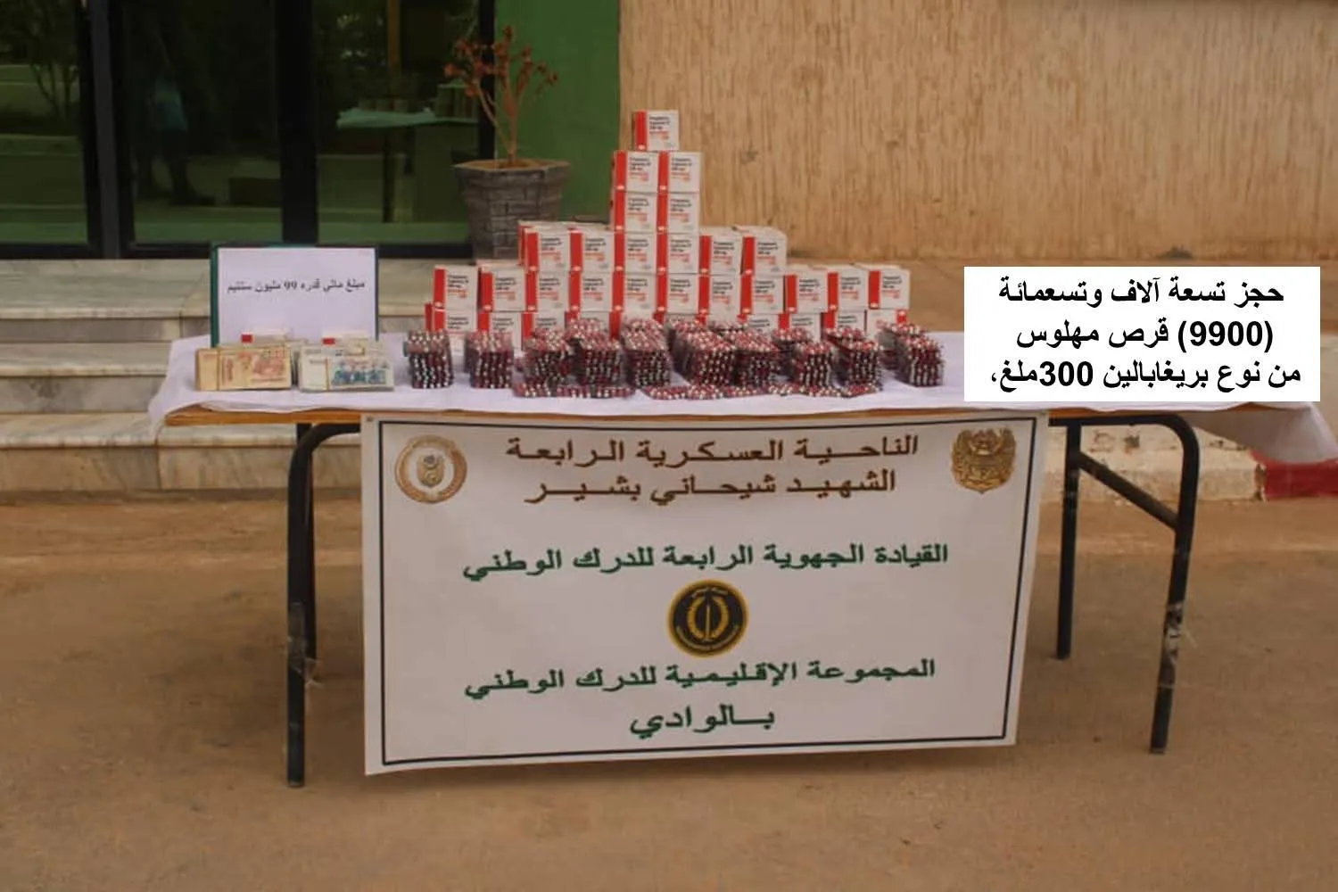 حصيلة الجيش.. ضبط 192 ألف قرص مهلوس وإحباط محاولات للحرقة