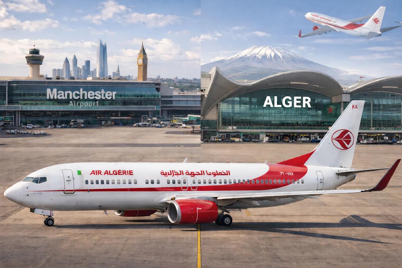 الجزائر ترسّخ دورها كجسر جوي بين إفريقيا وأوروبا عبر خط مانشستر