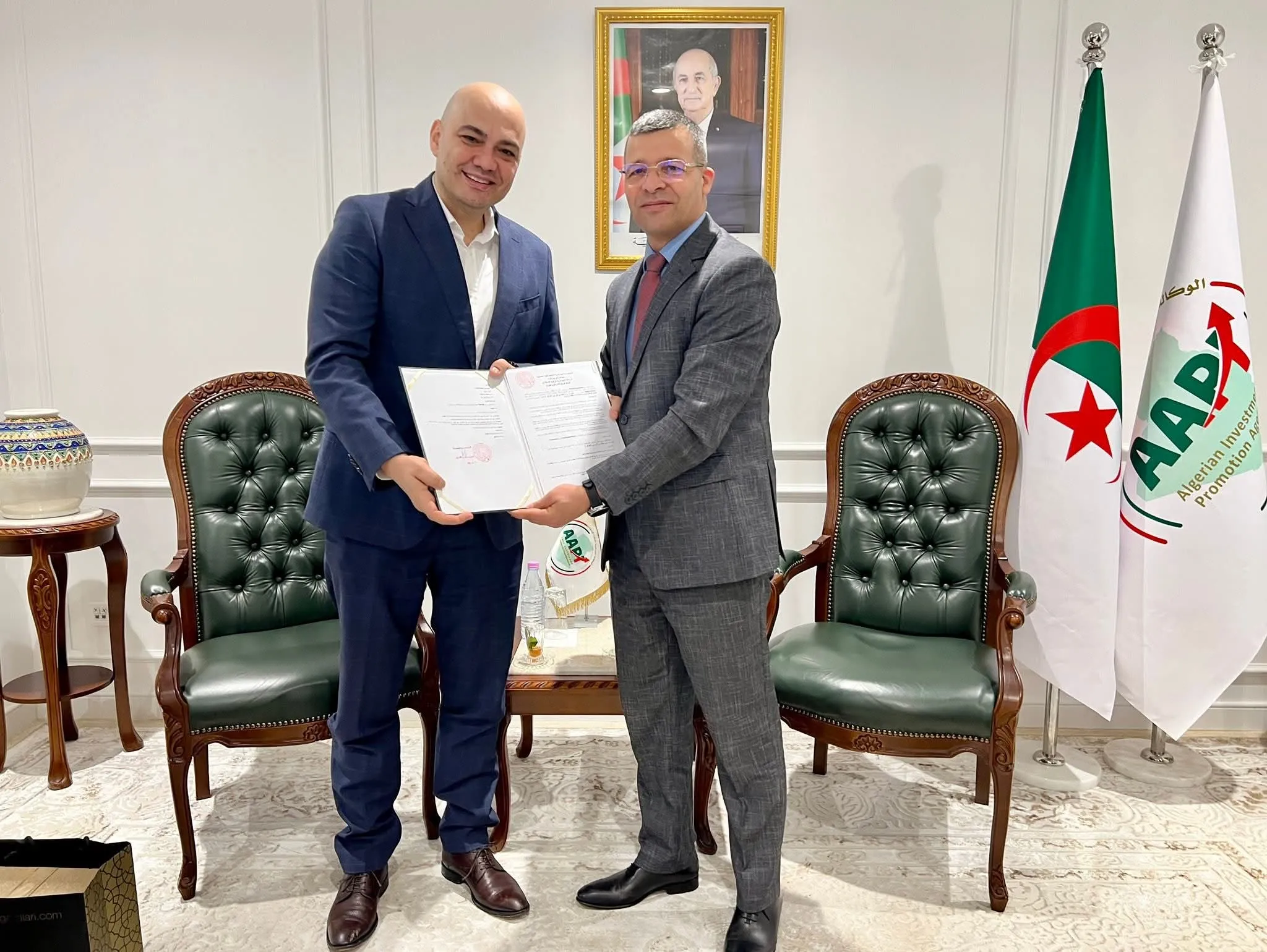 إعطاء إشارة انطلاق مشروع جديد للمجمع التركي HAYAT DHC