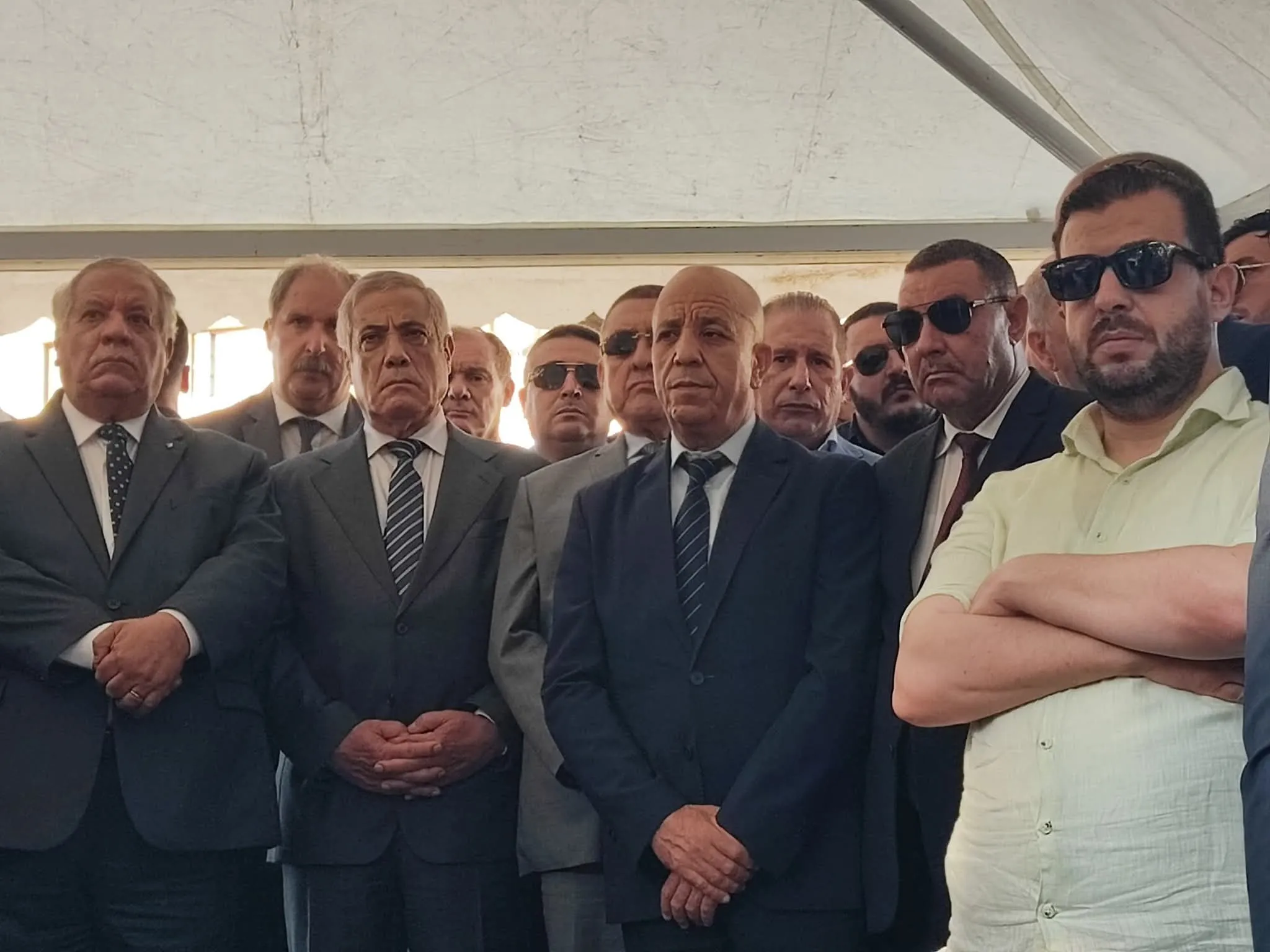 العرباوي يشارك في مراسم جنازة ضحايا الحافلة رفقة وفد وزاري هام