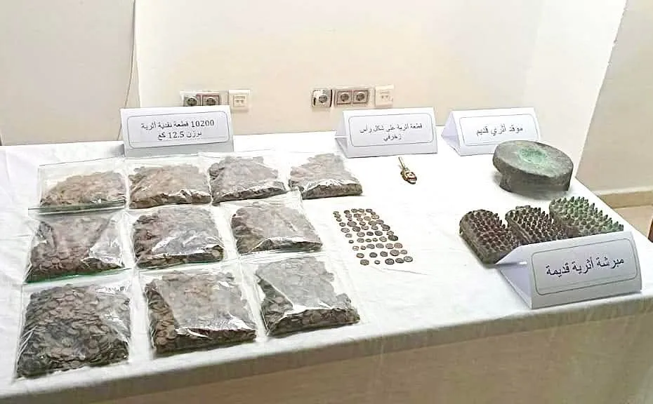 اكتشاف وحجز كنز نقدي يعود للفترة الرومانية