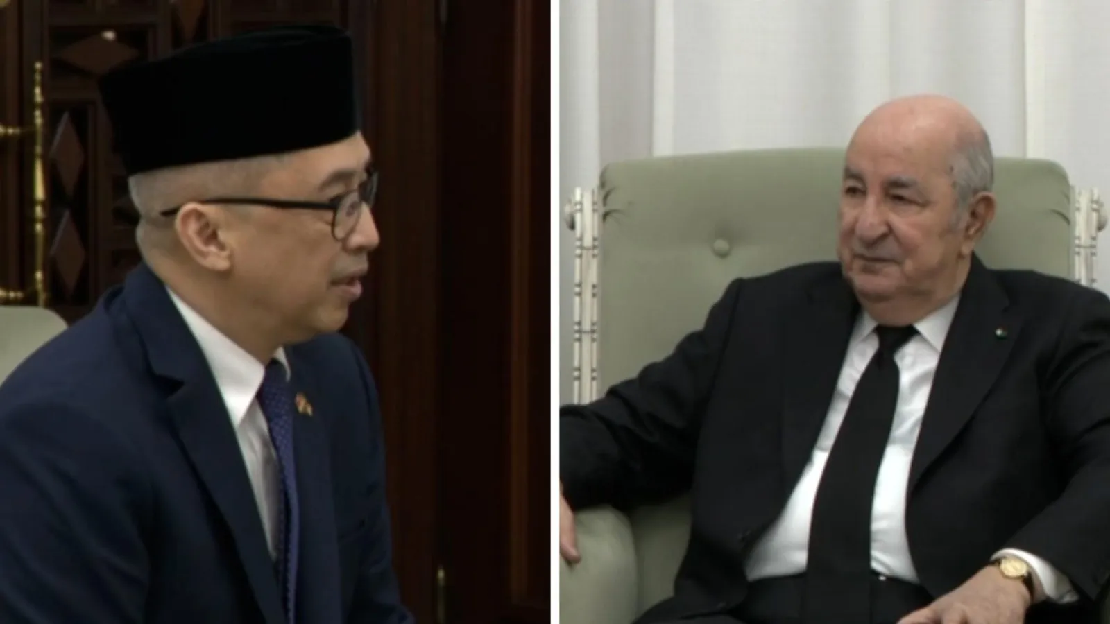 رئيس الجمهورية يستقبل سفير إندونيسيا بالجزائر