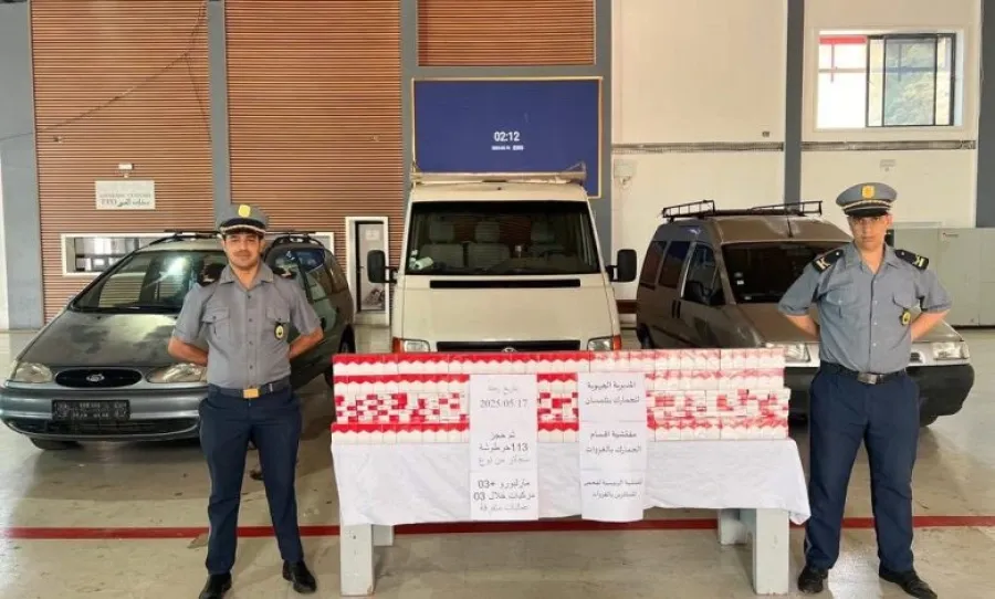 إحباط محاولة تهريب ضخمة لسجائر \"مارلبورو\" بميناء مستغانم