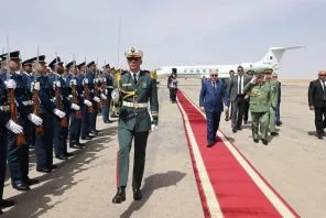 رئيس الجمهورية يدشن خط السكة الحديدية بشار  العبادلة