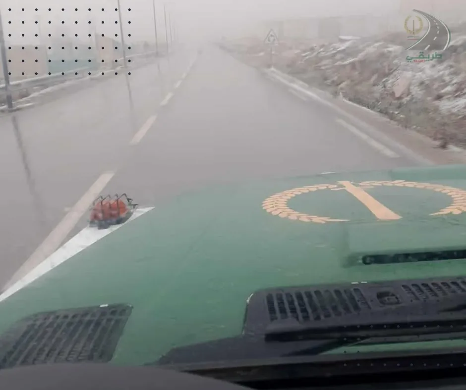 الدرك الوطني يدعو مستعملي الطريق إلى توخي الحيطة والحذر