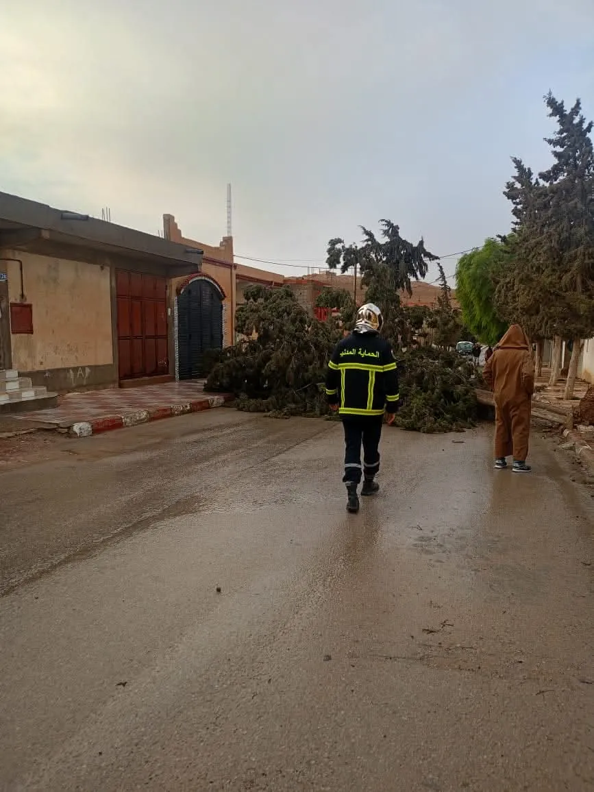 تقلبات جوية: مصالح الحماية المدنية تسجل وفاة طفل وإصابة 19 شخصًا