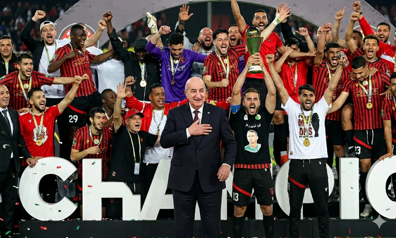 رئيس الجمهورية يهنئ اتحاد العاصمة بعد التتويج القاري