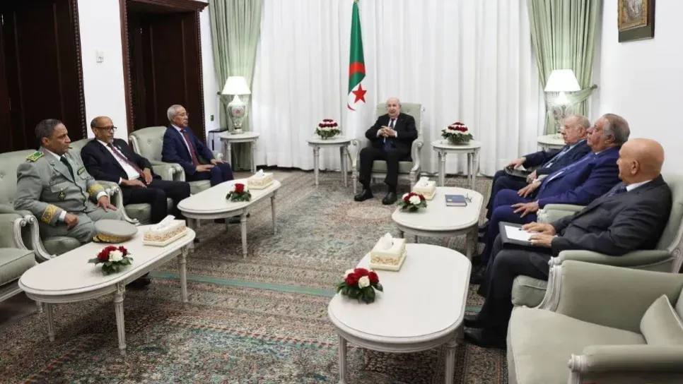 رئيس الجمهورية يستقبل وزير الدفاع الموريتاني