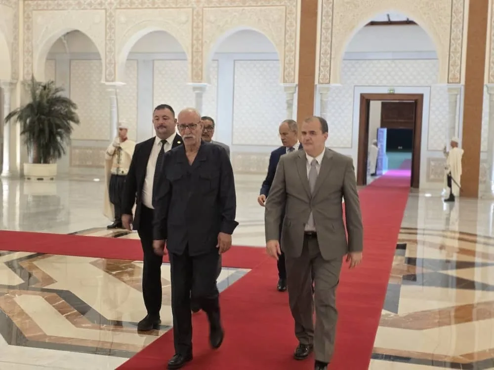 2025 IATF..رزيق يستقبل الرئيس الصحراوي