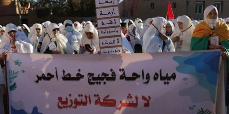 أهل فجيج ينتفضون ضد السلطات المغربية: مياهنا خط أحمر