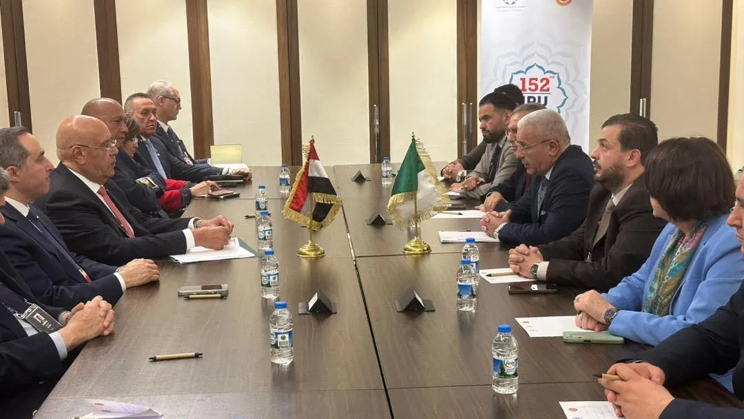 بوغالي يجري لقاء ثنائيا مع رئيس مجلس النواب المصري