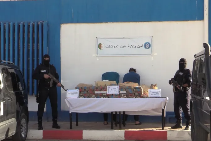 حجز أزيد من قنطار مخدرات بعين تيموشنت قادمة من المغرب