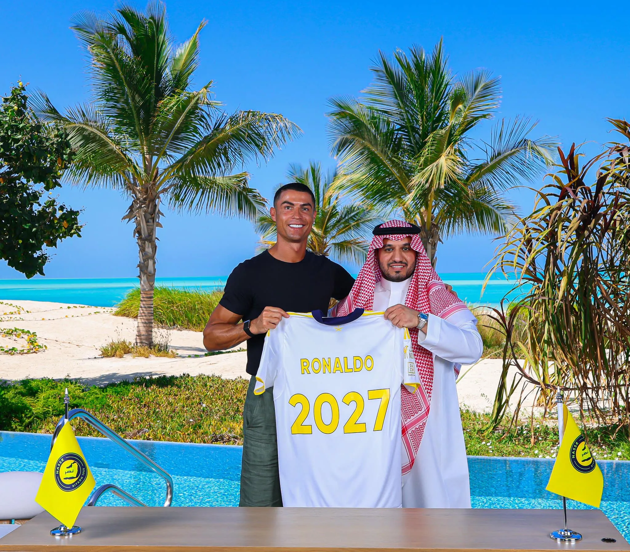 كريستيانو رونالدو يجدد عقده مع النصر السعودي حتى 2027