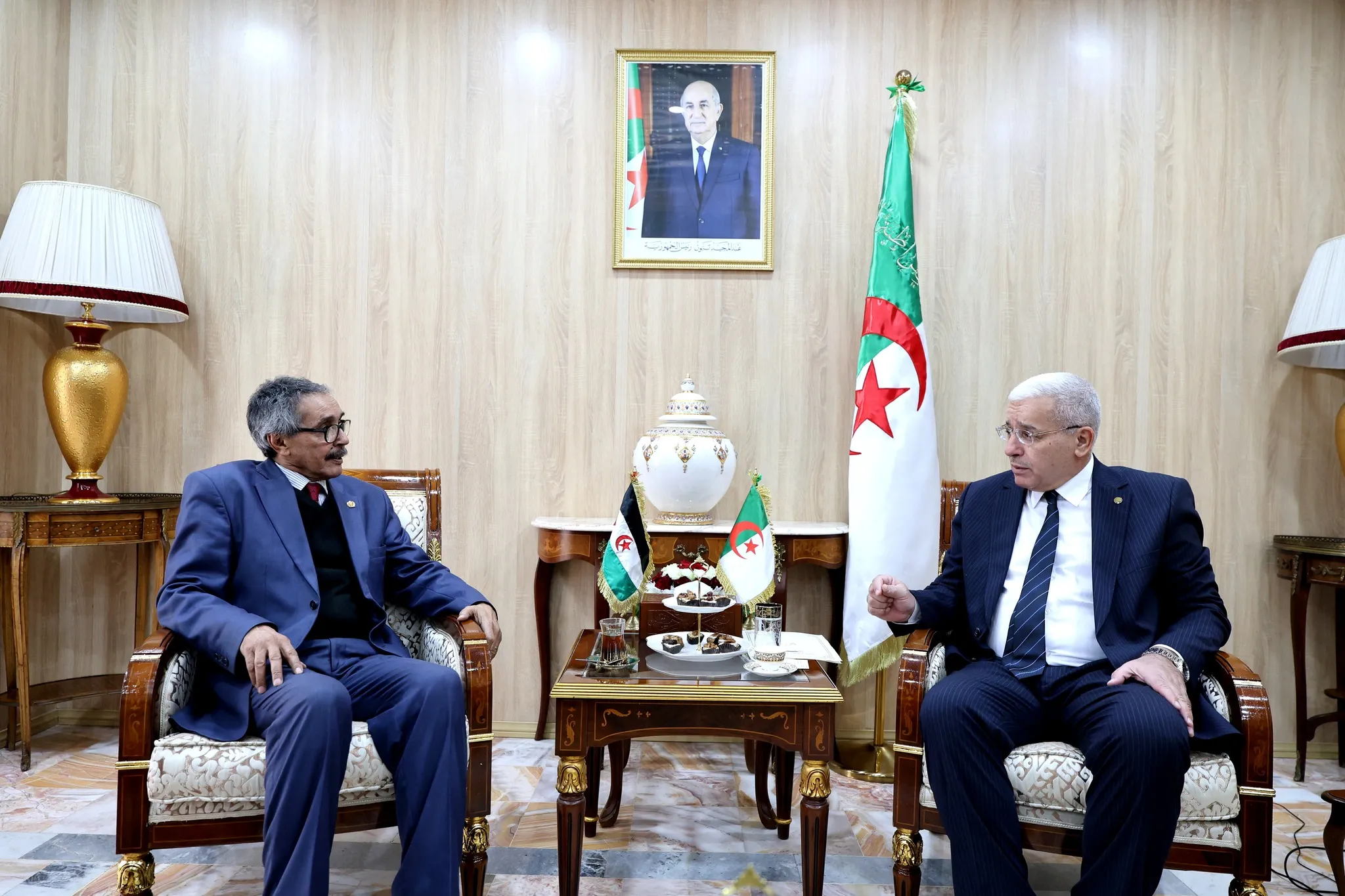 بوغالي يستقبل سفير الجمهورية الصحراوية