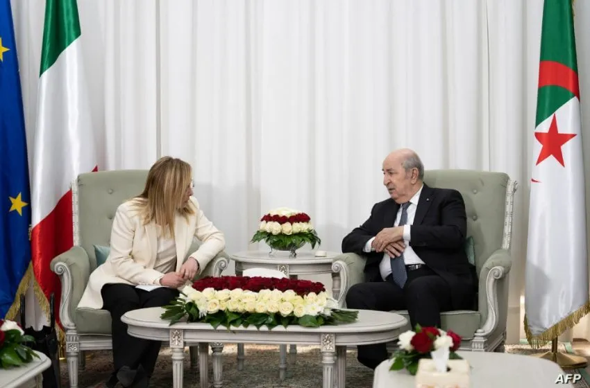 رئيس الجمهورية يجري محادثات على انفراد مع رئيسة الوزراء الايطالية