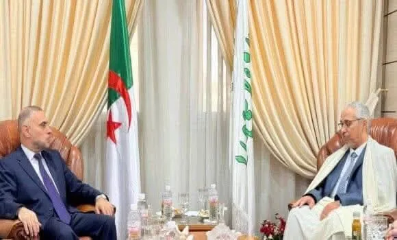 رئيس المجلس الإسلامي الأعلى يستقبل سفير دولة فلسطين لدى الجزائر