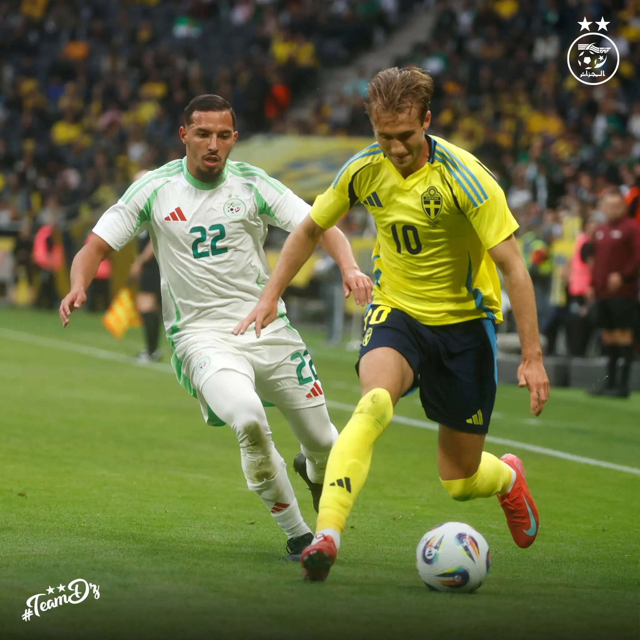 المنتخب الوطني ينهزم وديًا أمام السويد بنتيجة 4-3