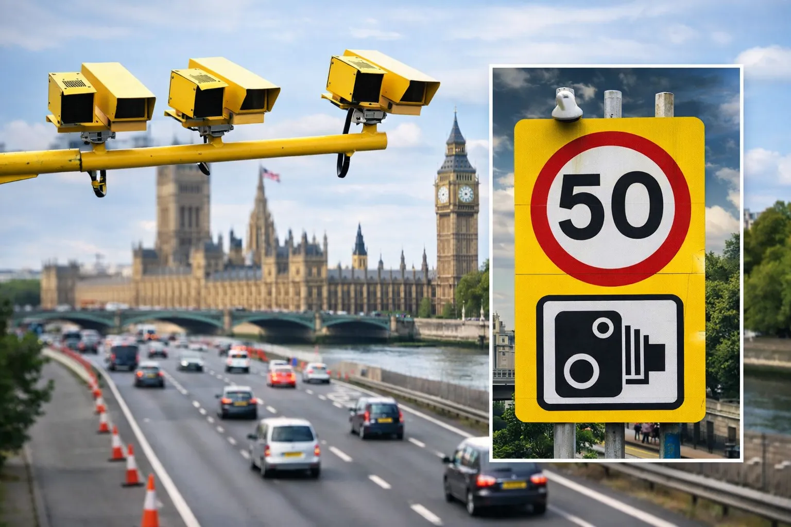 صدمة على الطرق السريعة في بريطانيا: خفض السرعة إلى 50 ميلًا يشعل الجدل