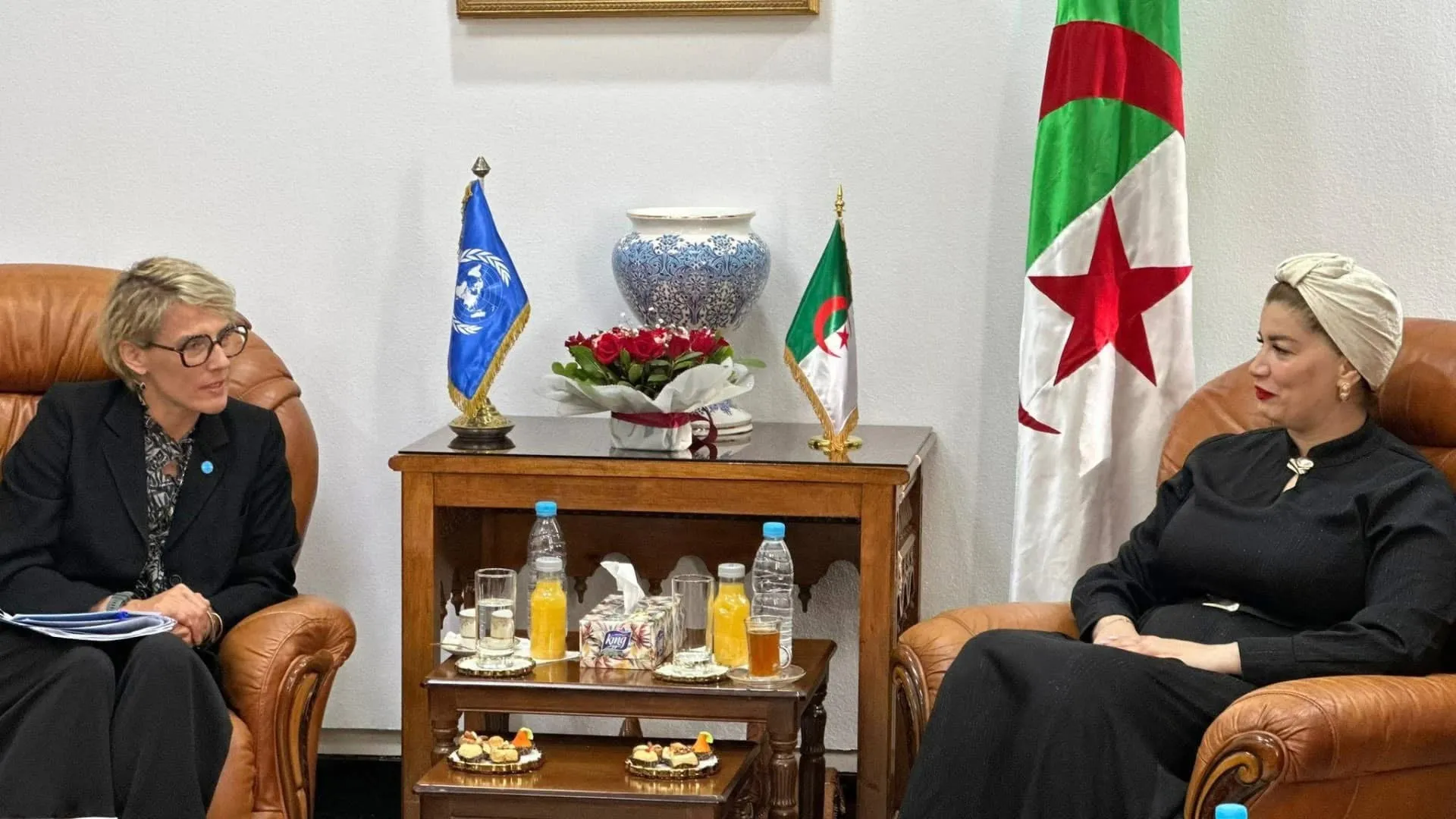 مولوجي تستقبل ممثلة صندوق الأمم المتحدة للطفولة بالجزائر
