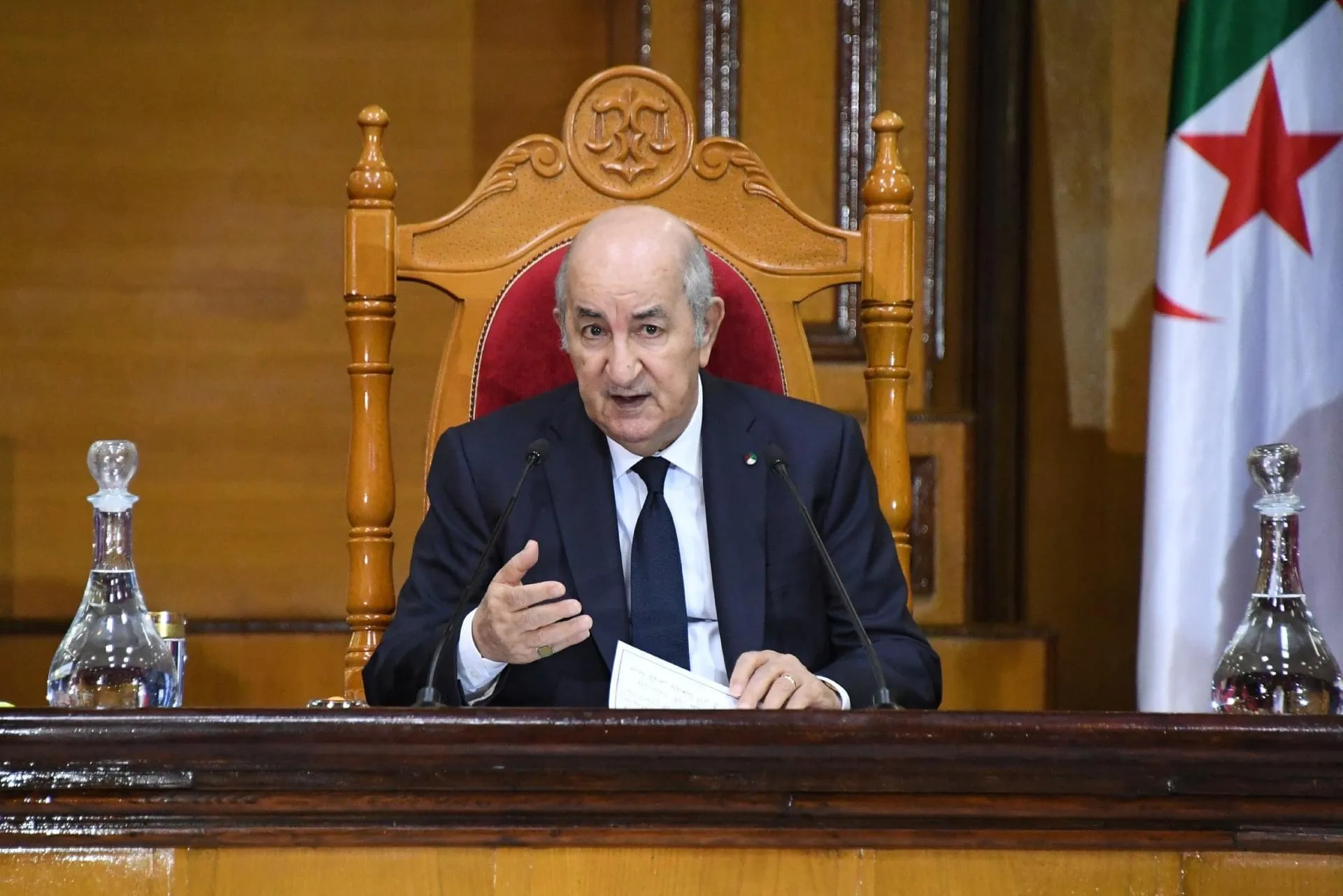 رئيس الجمهورية: الجزائر ملتزمة بدعم العمل القضائي الدستوري الإفريقي