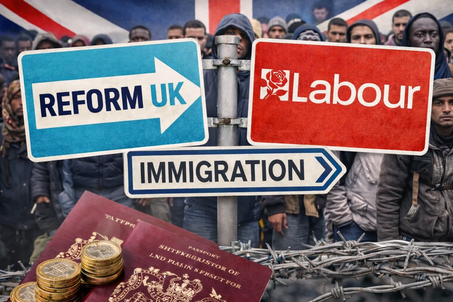الهجرة تقرّب الخصوم… \'\'Reform UK وحزب العمال على مسار واحد