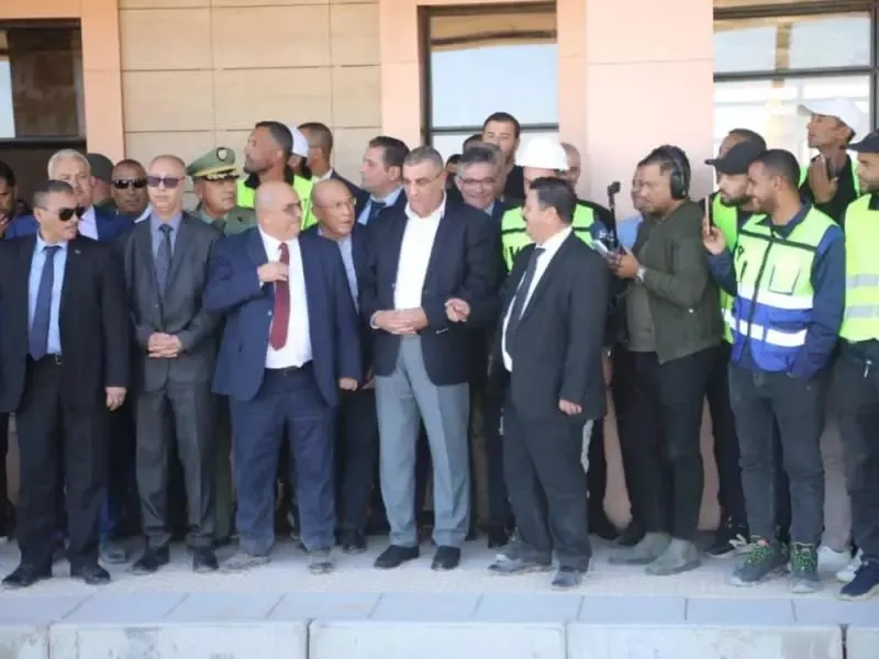 مقطع خط السكة الحديدية المنجمي أم العسل-بشار: جلاوي يطلع على تقدم الأشغال