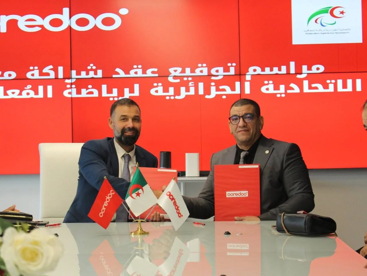 أوريدو الجزائر تمضي على شراكة مع الإتحادية الجزائرية لرياضة ذوي الهمم