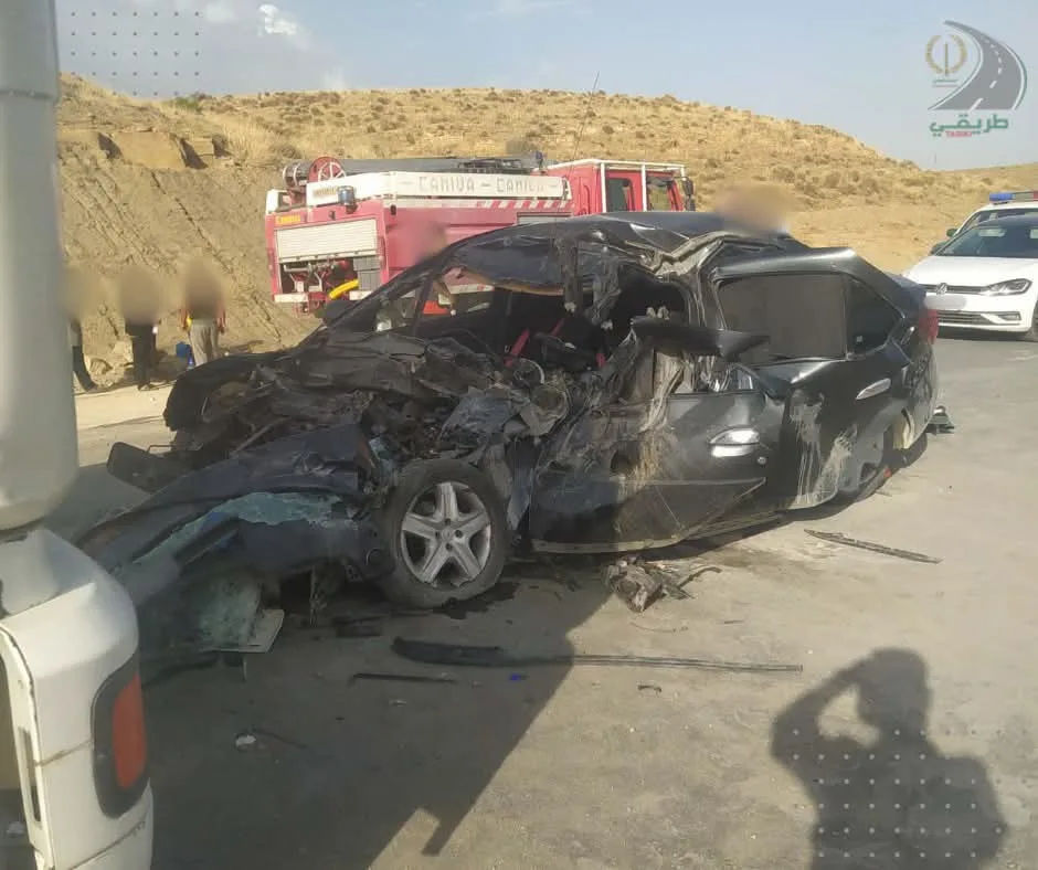 وفاة 3 أشخاص في حادث مرور مأساوي ببرج بوعريريج