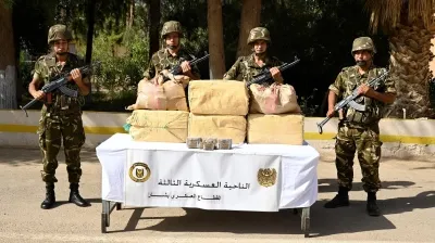 الجيش يوقف 9 داعمين للإرهاب ويحبط تهريب أطنان من المخدرات
