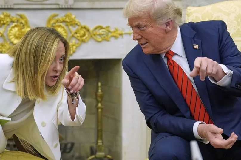 بعد فرض رسوم جمركية.. ميلوني ترد على ترامب