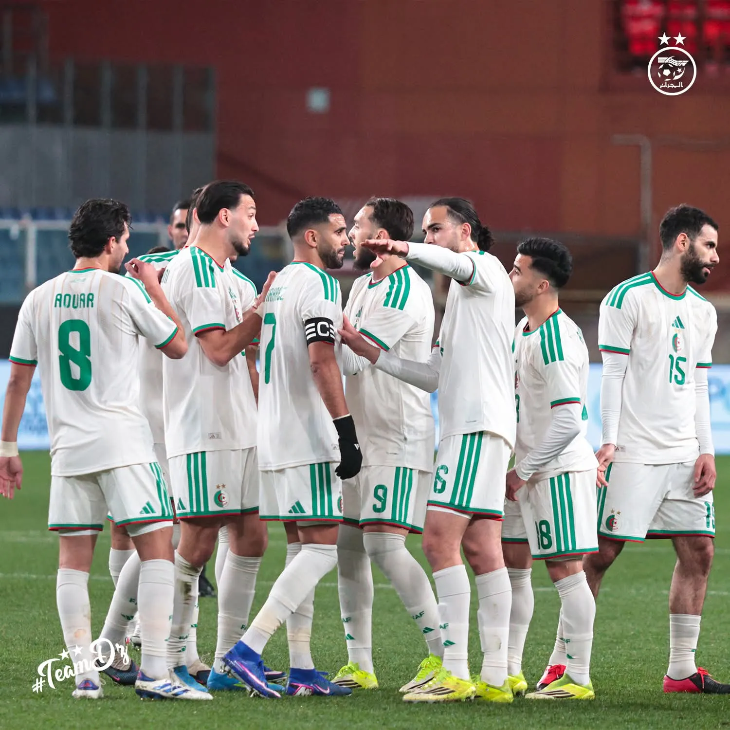 تشكيلة المنتخب الوطني أمام الأوروغواي