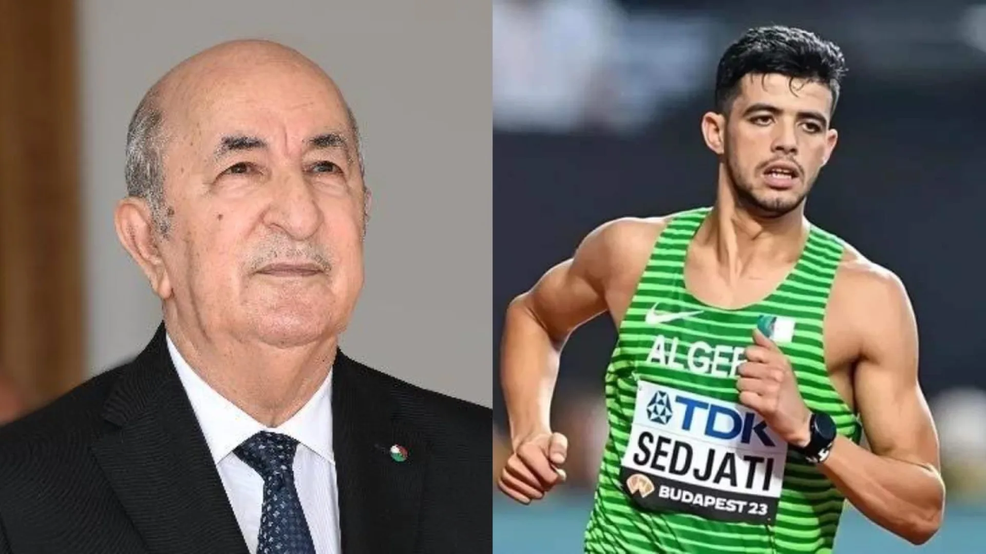 رئيس الجمهورية يهنئ جمال سجاتي بإنجازه العالمي في سباق 800 متر