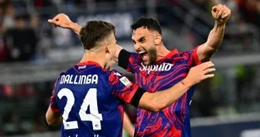 ميلان يهزم بولونيا بثلاثية قبل نهائي الكأس
