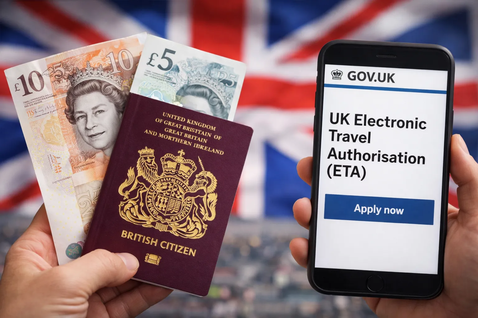 رسوم جديدة لدخول بريطانيا… 16 جنيها مقابل تصريح السفر