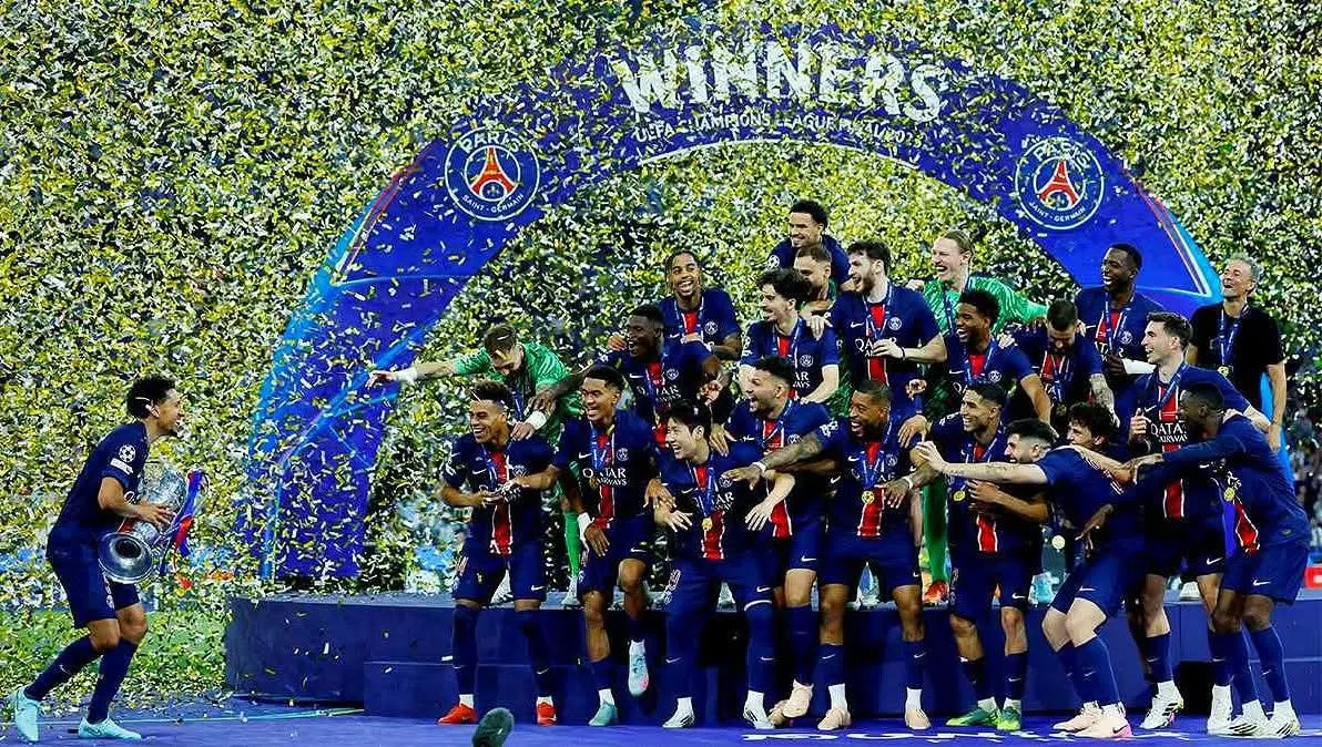 باريس سان جيرمان يتوج بدوري أبطال أوروبا