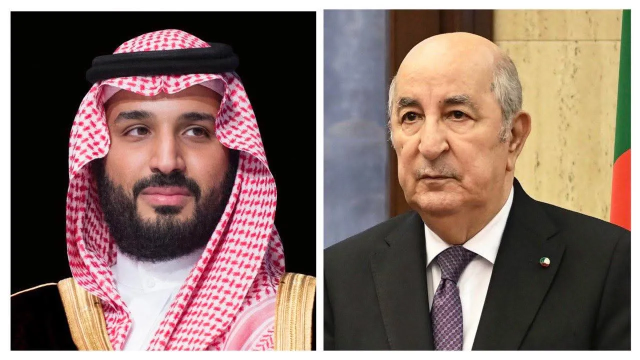ولي العهد السعودي يُهنئ رئيس الجمهورية بذكرى ثورة نوفمبر