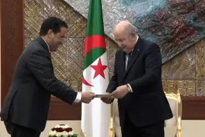 رئيس الجمهورية يستقبل الوزير الأول الموريتاني