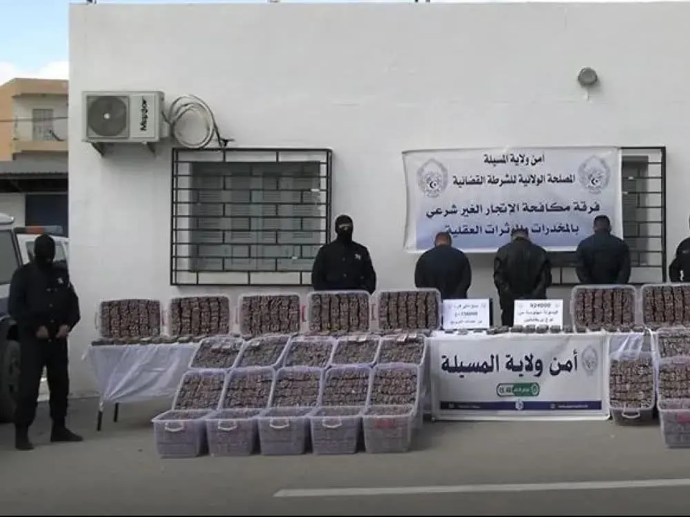 حجز قرابة مليون قرص بريغابالين في المسيلة