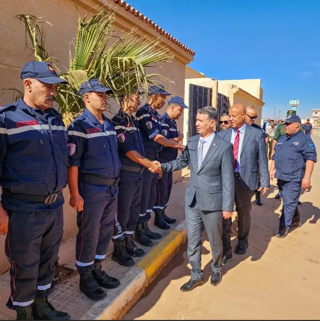 المدير العام للحماية المدنية في زيارة عمل وتفقد لولايات تندوف
